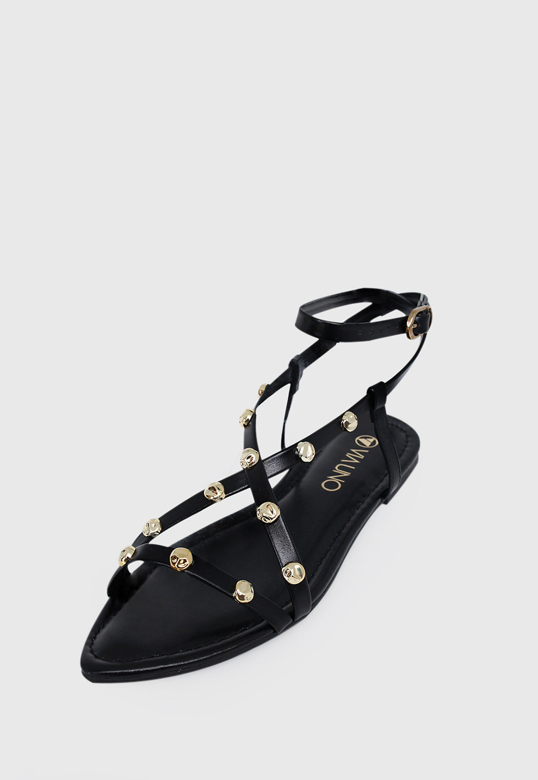 Rasteira Flat 508063 Napa Rock Preto