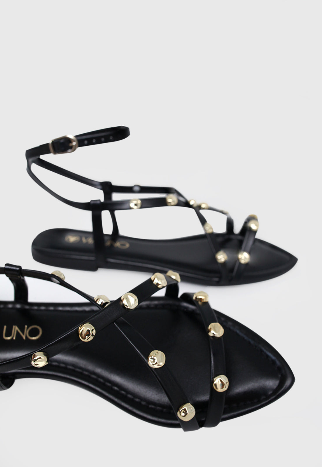 Rasteira Flat 508063 Napa Rock Preto