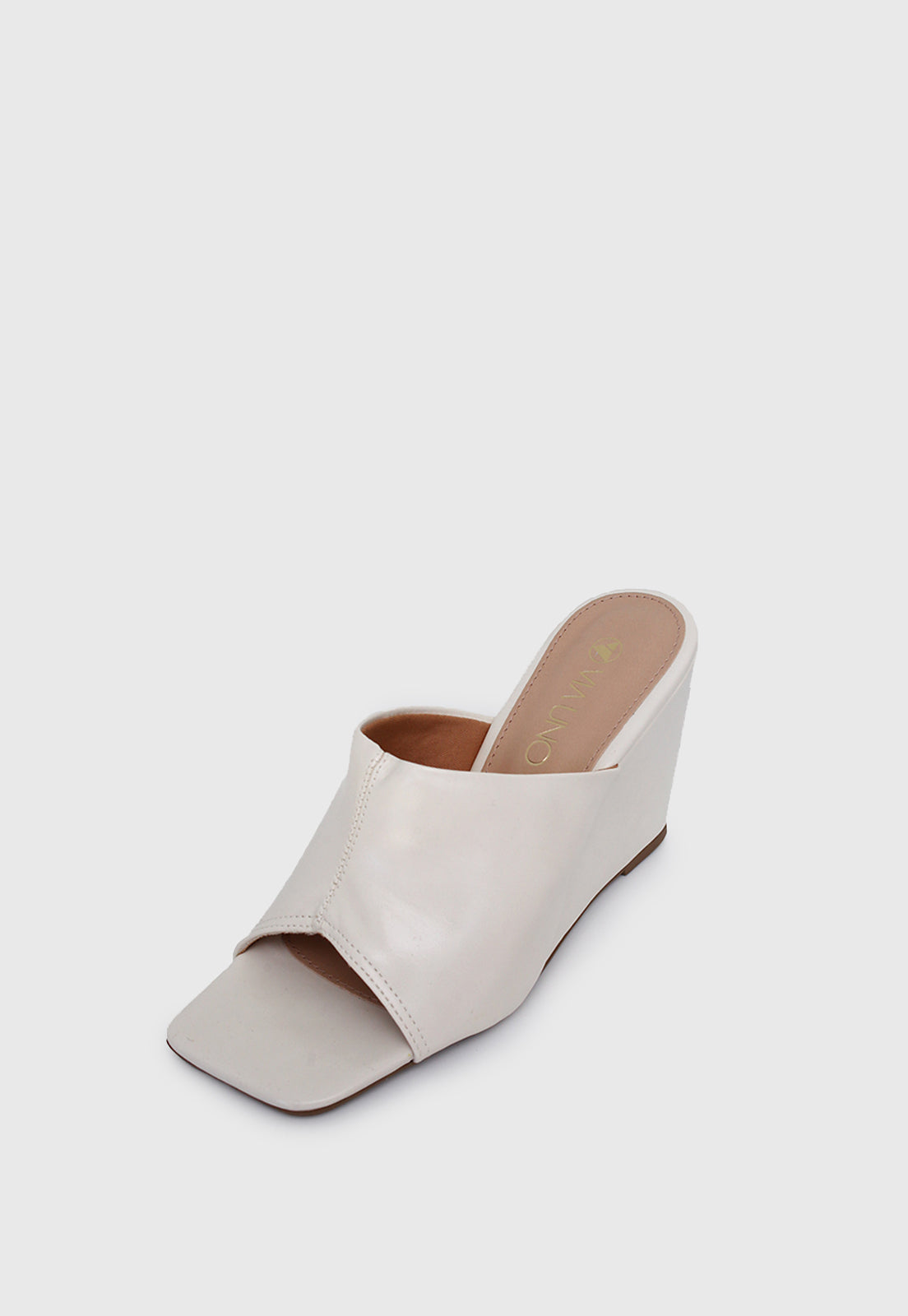 Tamanco Alto 633025 Napa Rock Off White