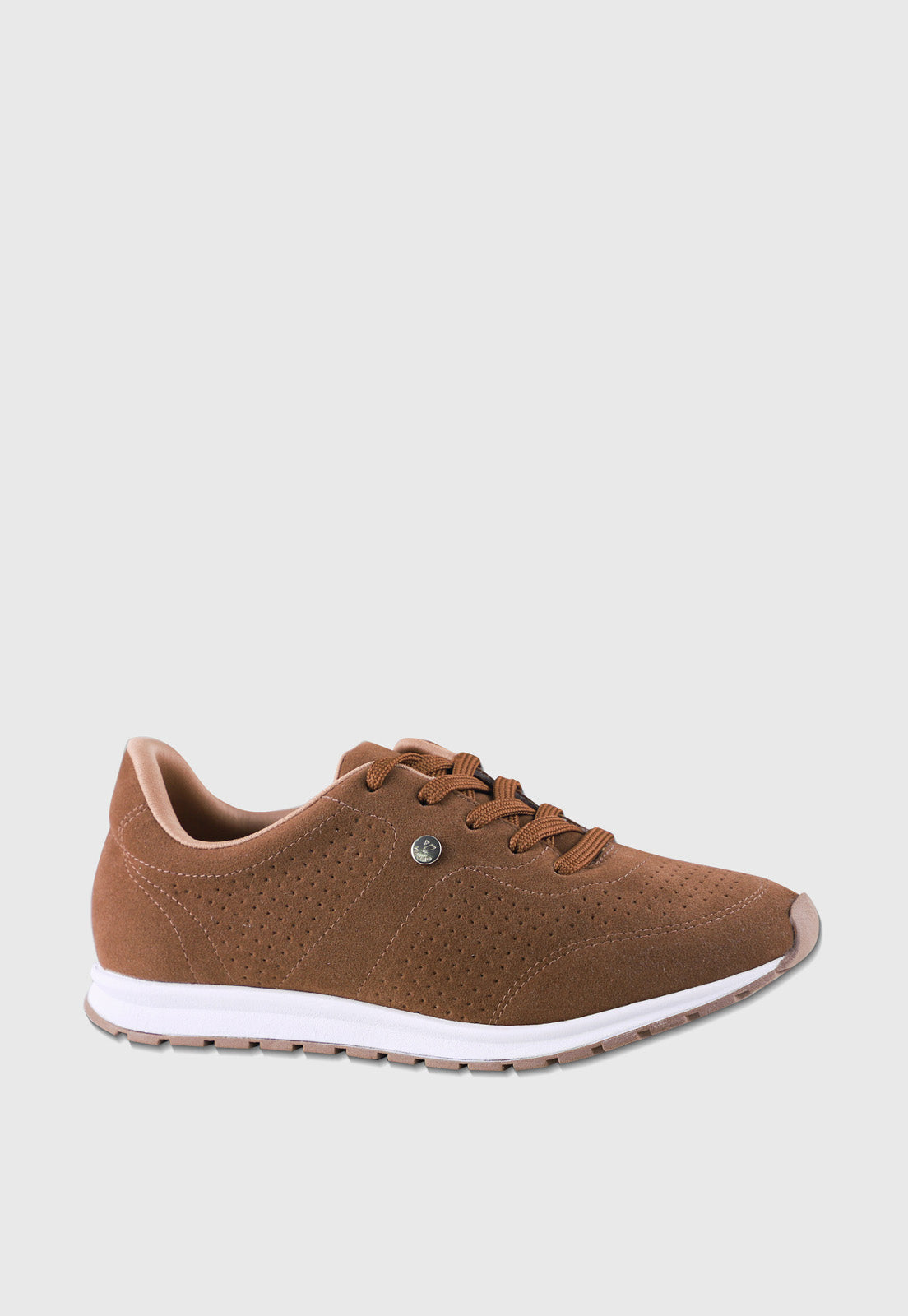 Tenis 701001 Camurça Caramelo