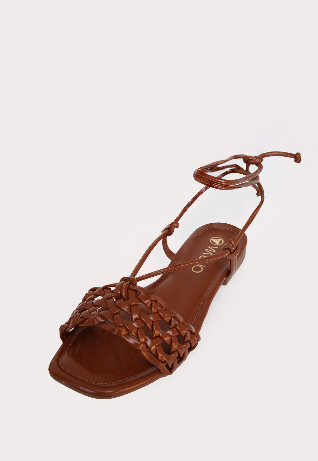 Rasteira Flat 860083 Napa Rock Caramelo