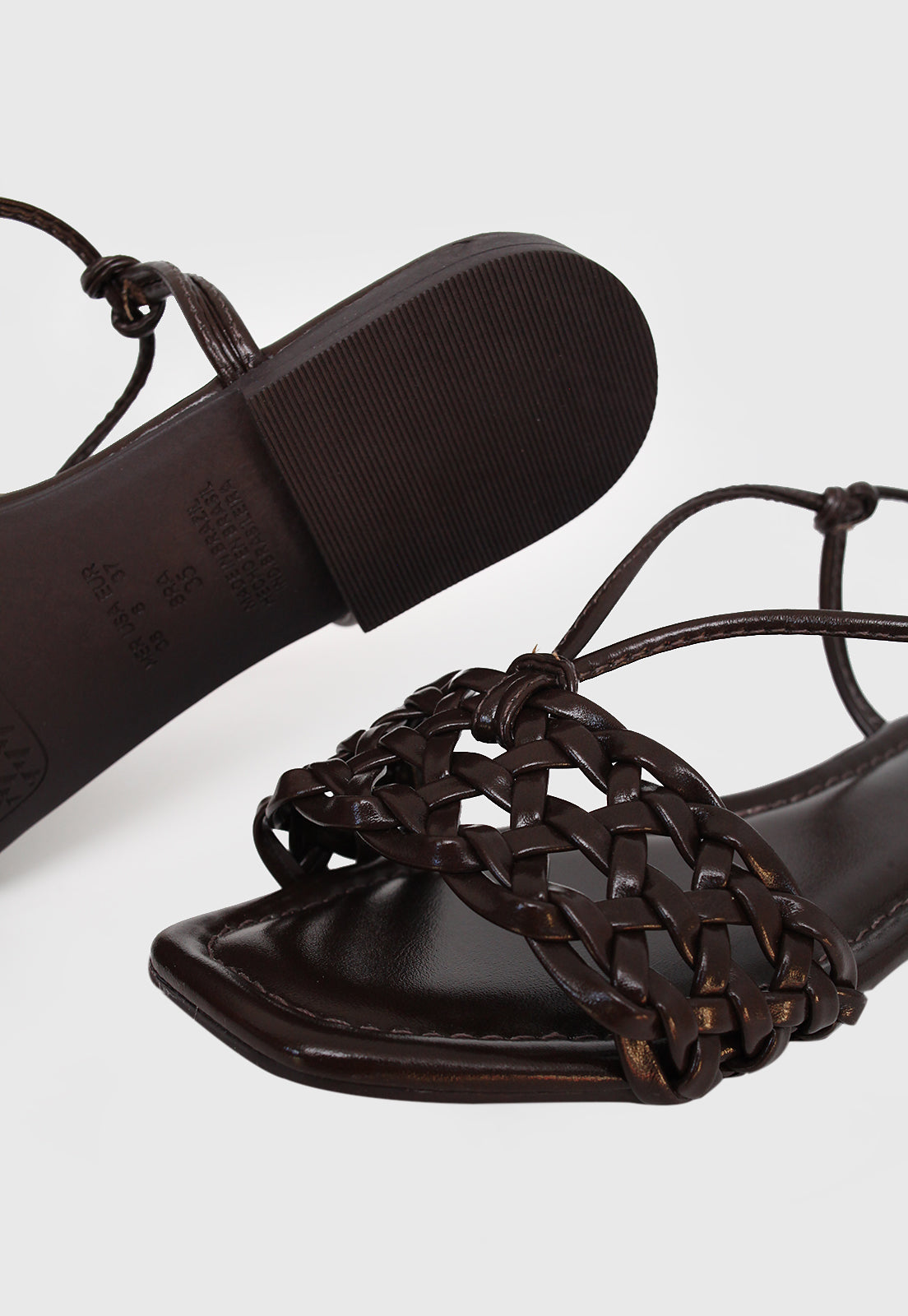 Rasteira Flat 860083 Napa Rock Marrom
