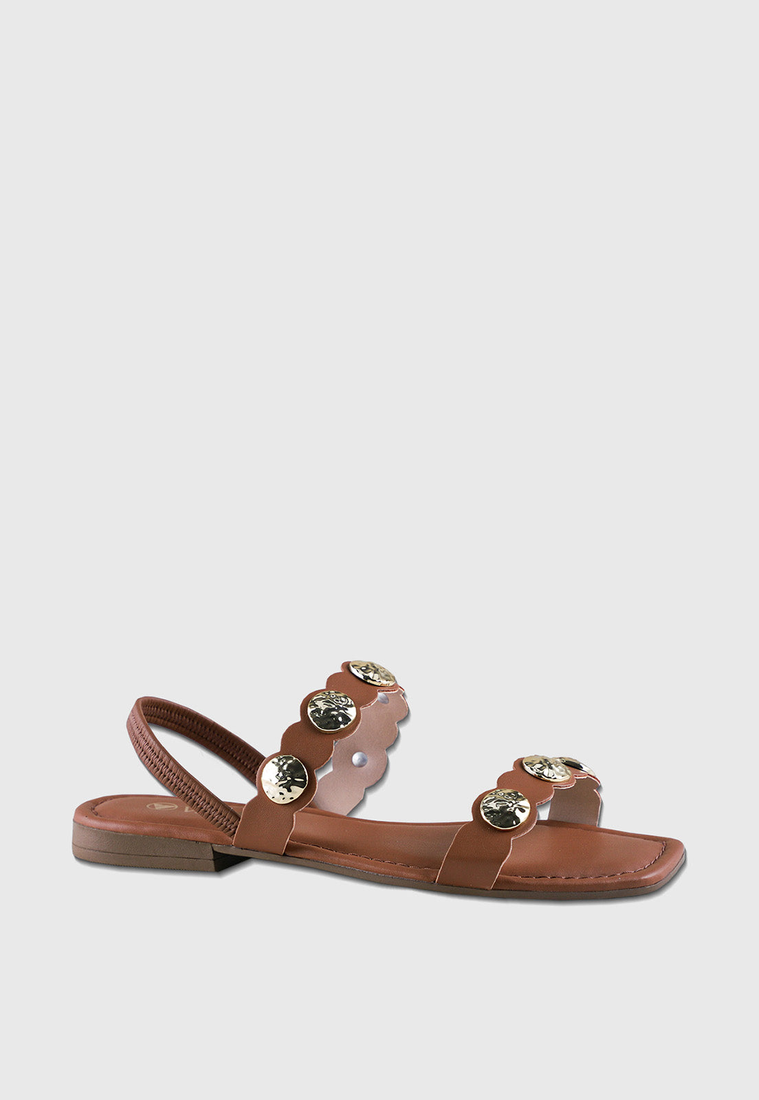 Rasteira Flat 860084 Mestiço Nozes