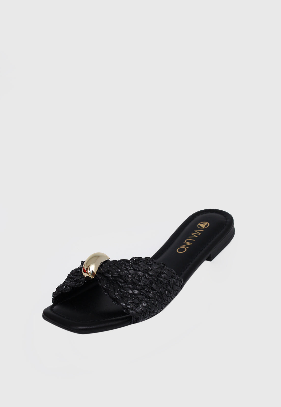 Rasteira Flat 860097 Mestiço Preto