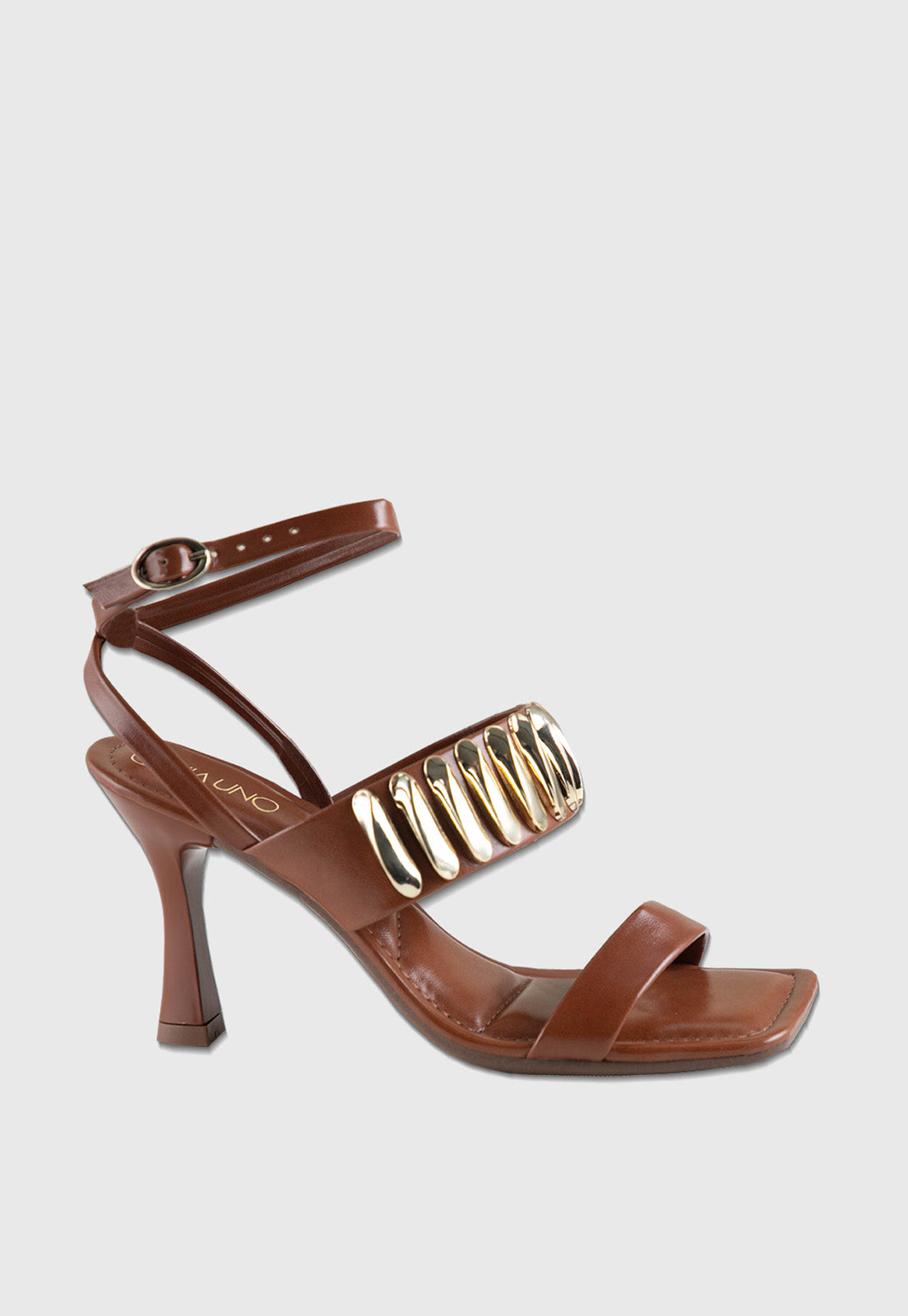 Sandalia Salto Alto 871016 Napa Rock Caramelo