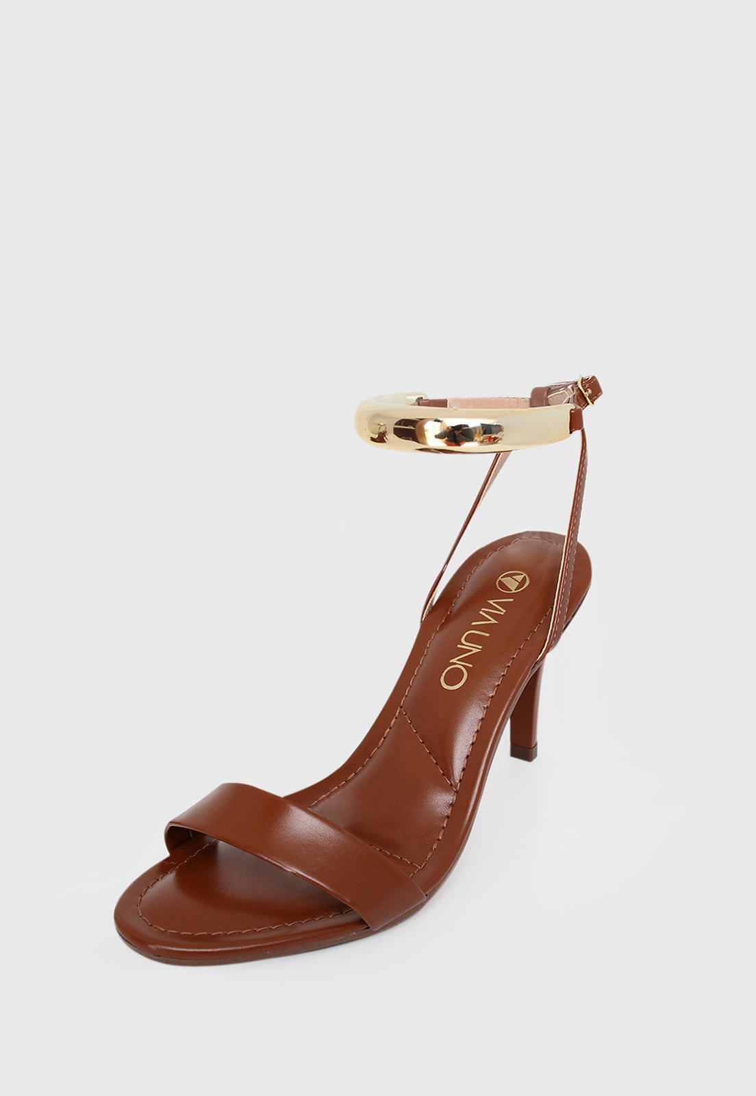 Sandalia Salto Alto 873018 Napa Rock Caramelo