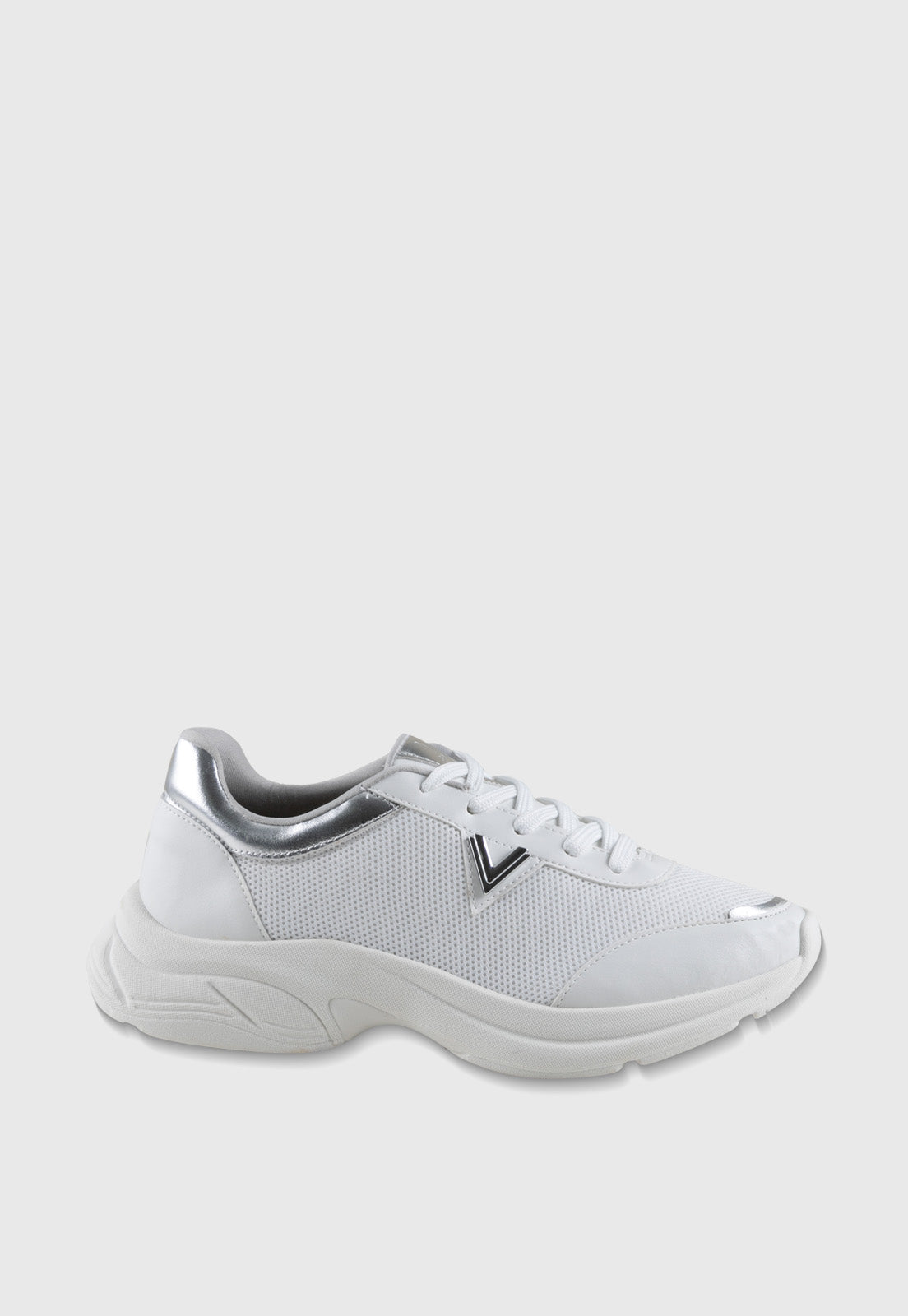 Tenis 914005 Tela Favo Branco