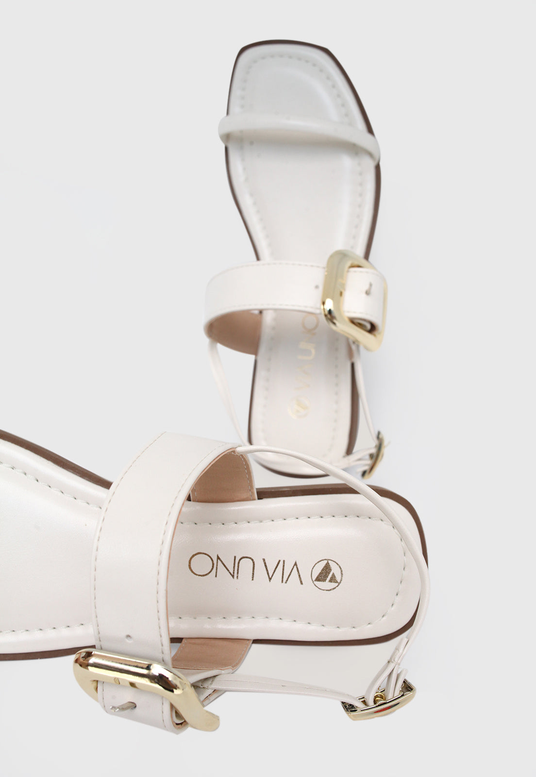 Rasteira Flat 948015 Napa Rock Off White