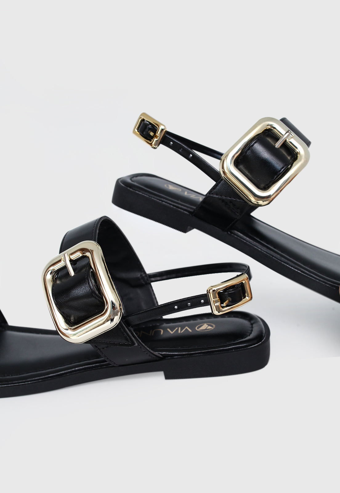Rasteira Flat 948015 Napa Rock Preto