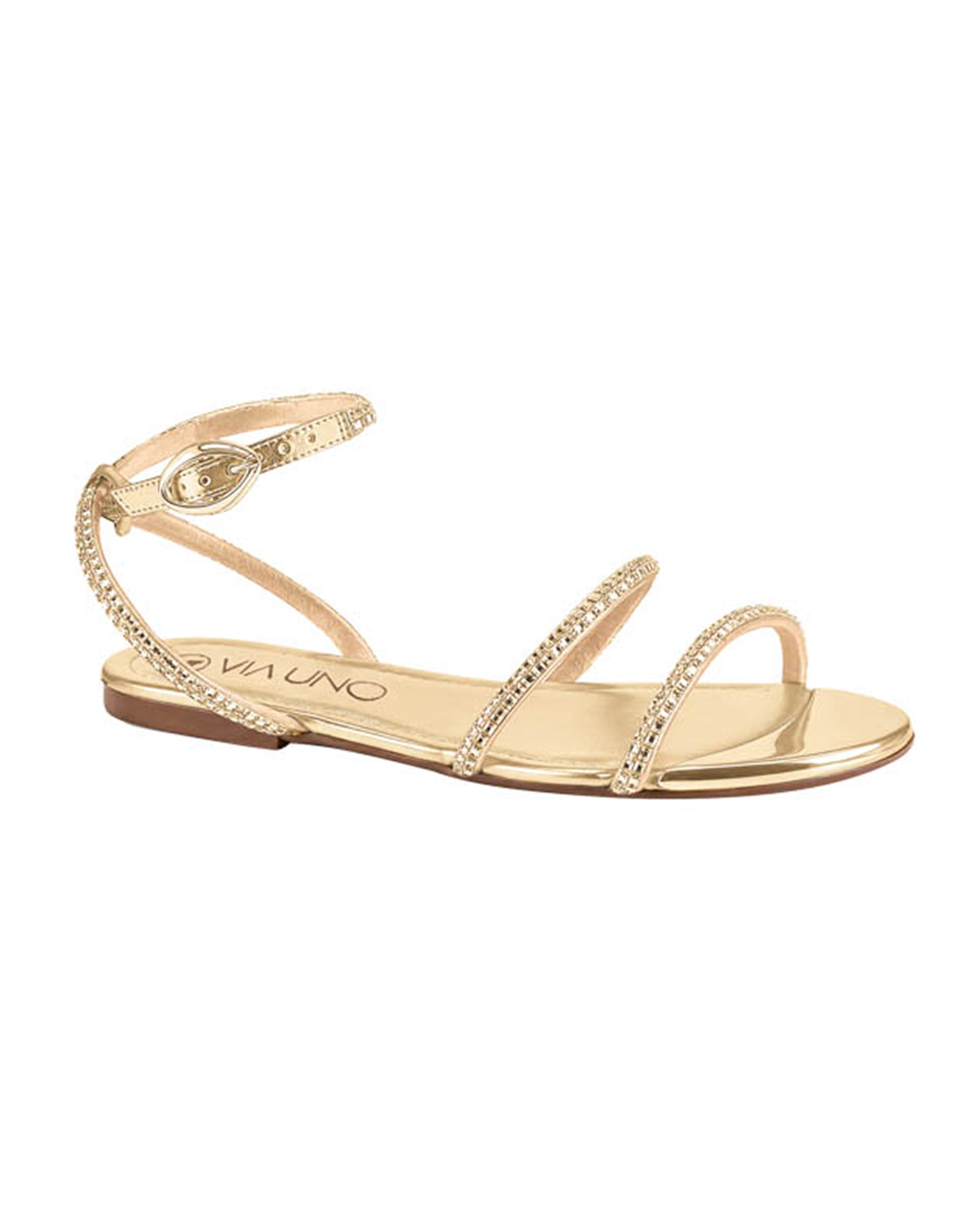 Sandalia Flat 1005001 Tira Sun Glow Golden Shadon