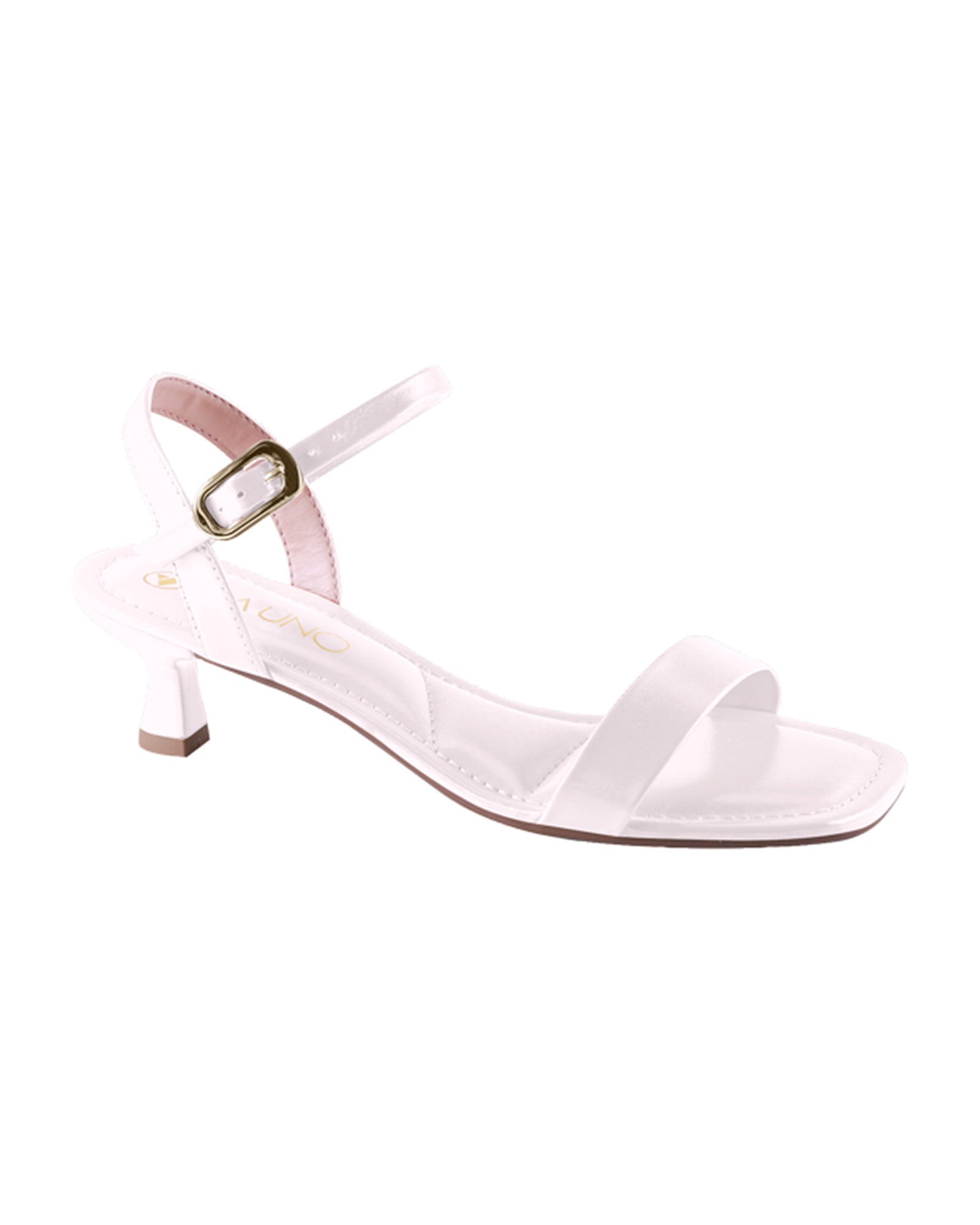 Sandalia Salto Baixo 1025008 Napa Rock Off White