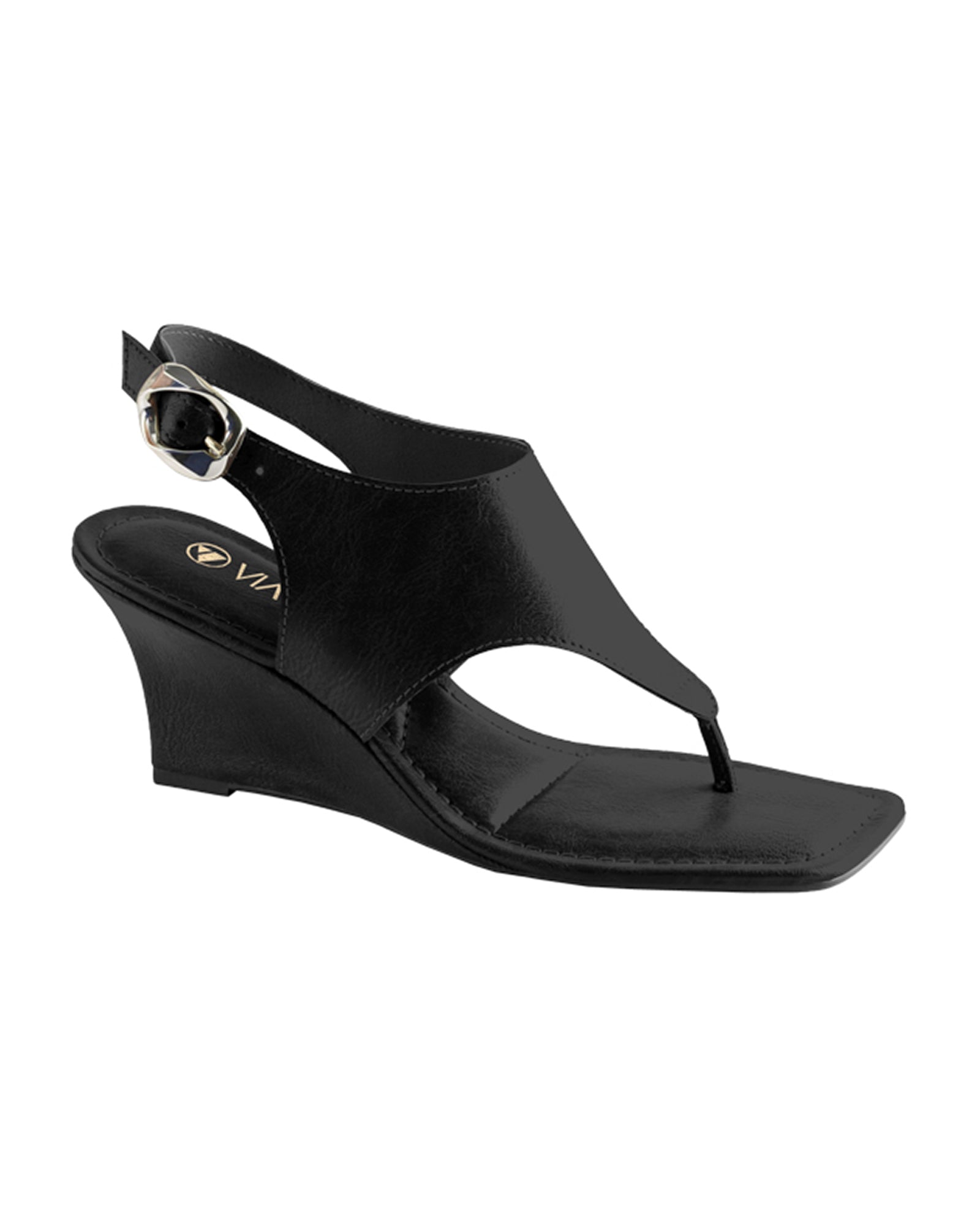 Sandalia Salto Medio 1035002 Napa Destroyer Preto