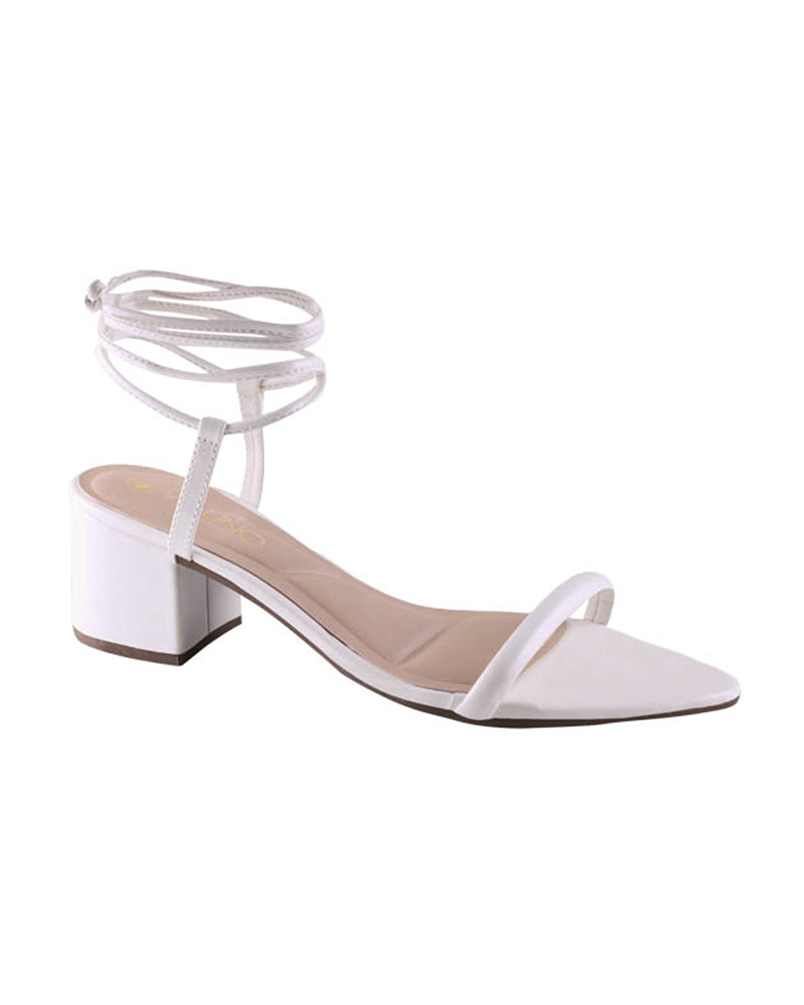 Sandalia Salto Medio 1038002 Napa Rock Off White