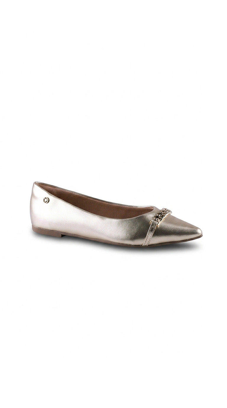 Sapatilha 116466 Metal Dourado