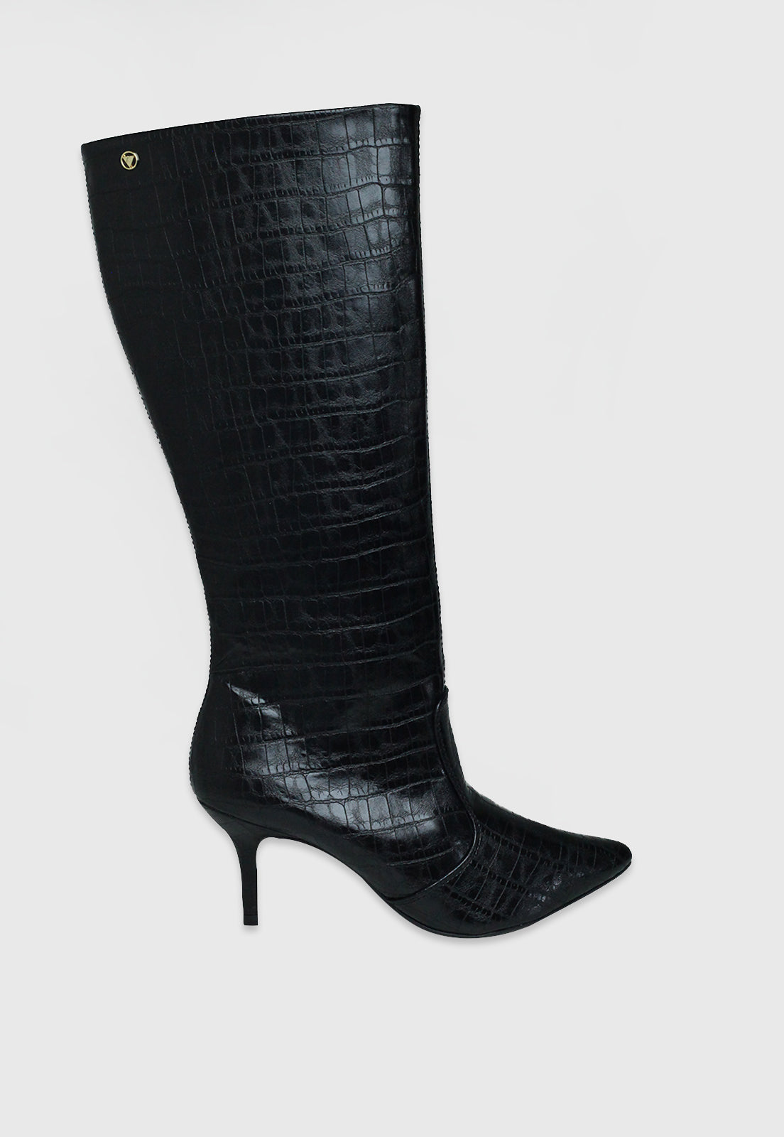 Bota Cano Longo 156087 Croco Preto