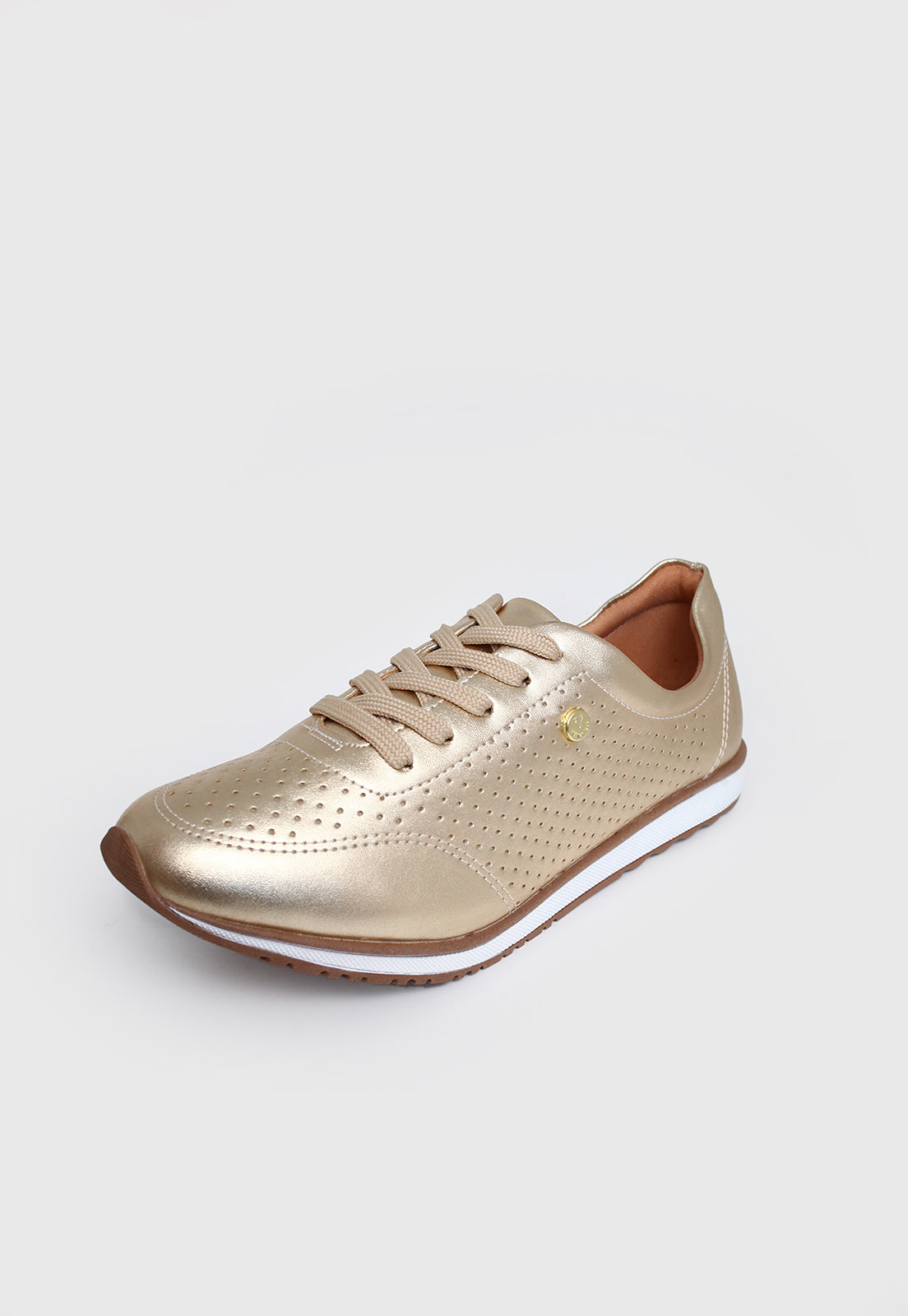 Tenis 166020 Metalizado Dourado