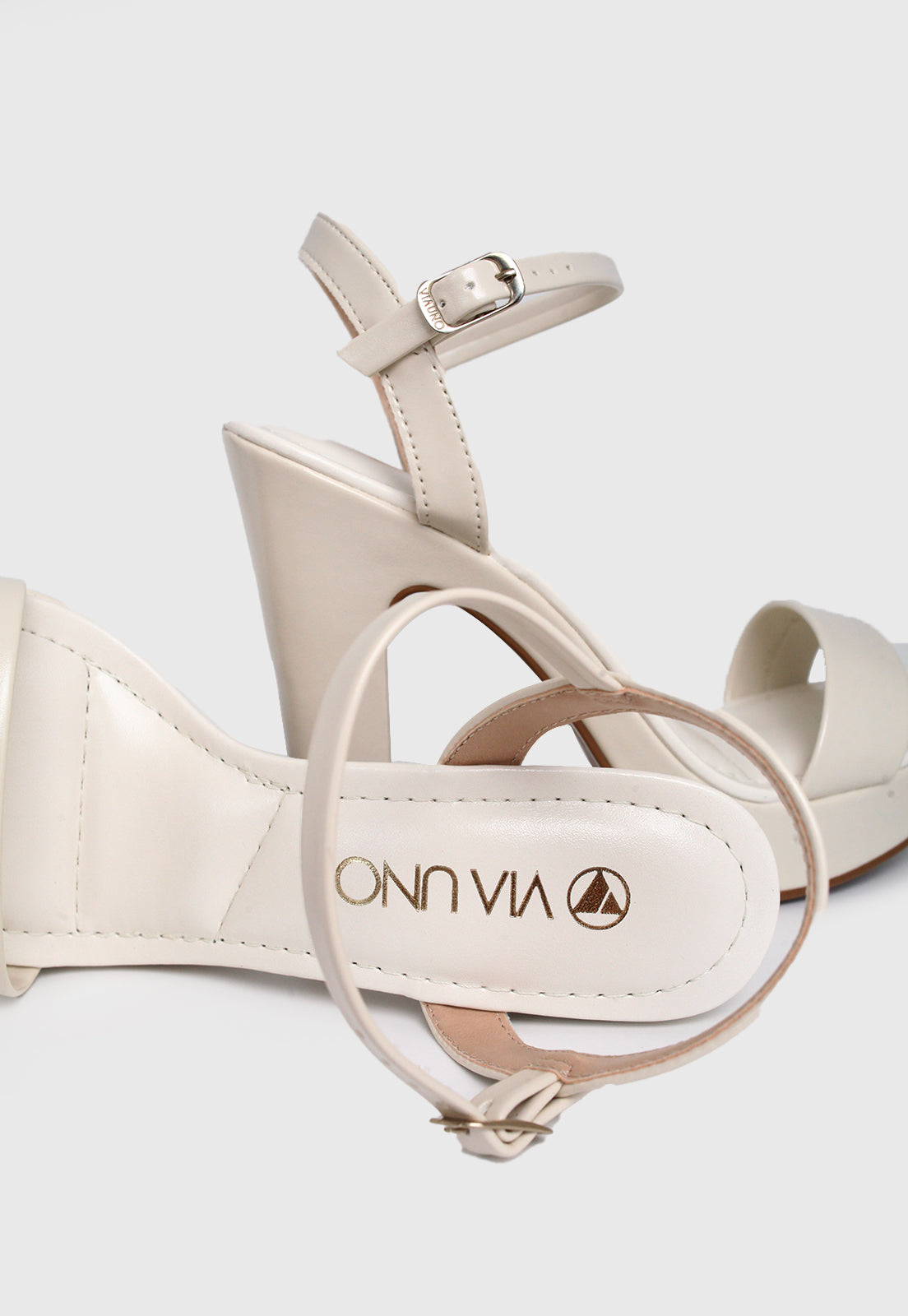 Sandalia Salto Alto 311021 Napa Rock Off White