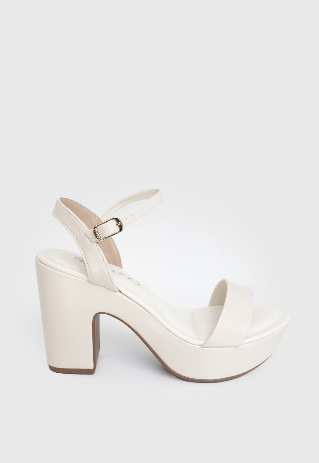 Sandalia Salto Alto 381028 Napa Rock Off White