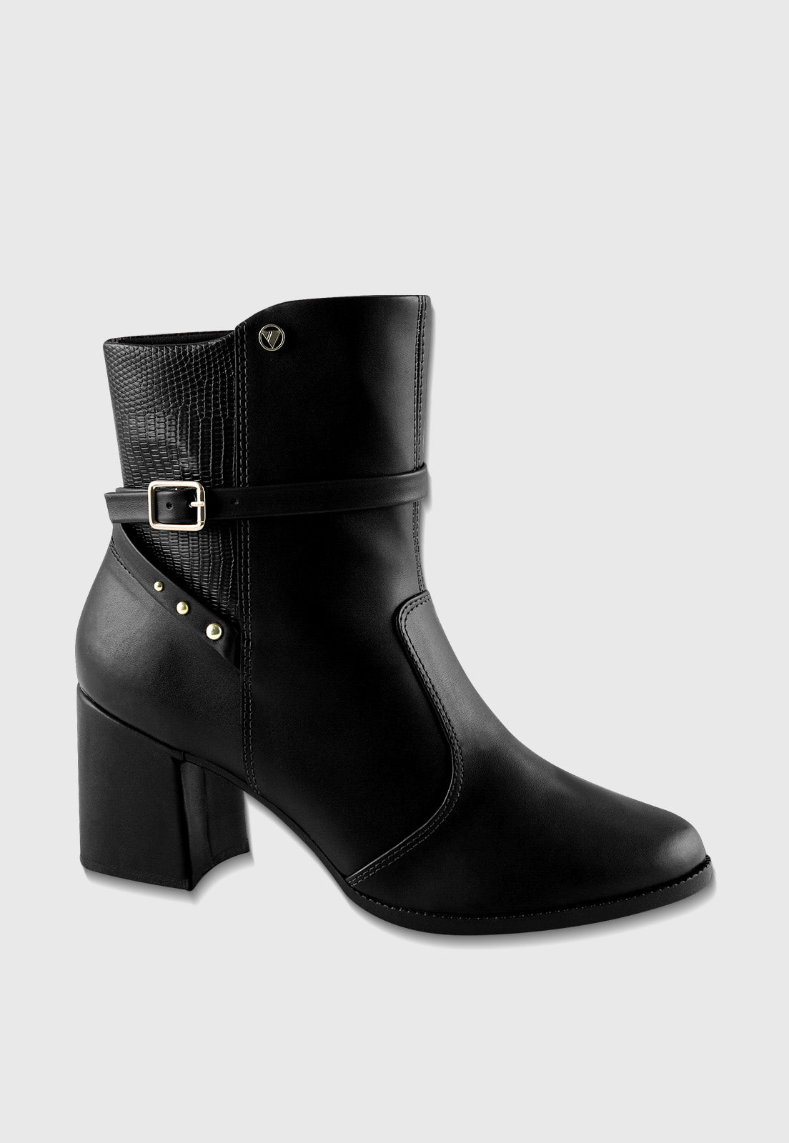 Bota Cano Curto 958001 Napa Lux Preto