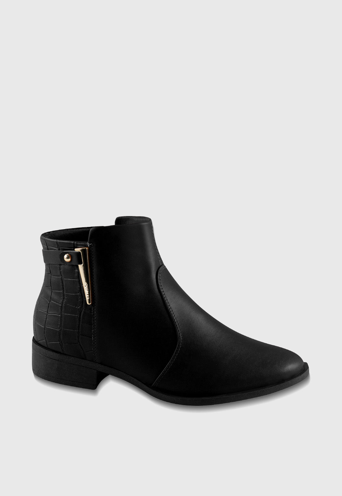 Bota Cano Curto 708038 Napa Lux Preto