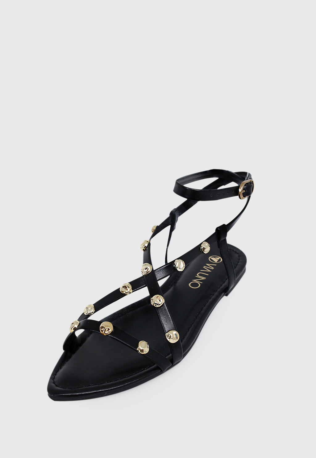 Rasteira Flat 508063 Napa Rock Preto