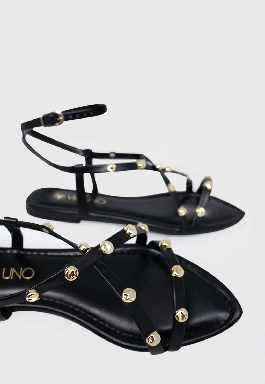 Rasteira Flat 508063 Napa Rock Preto