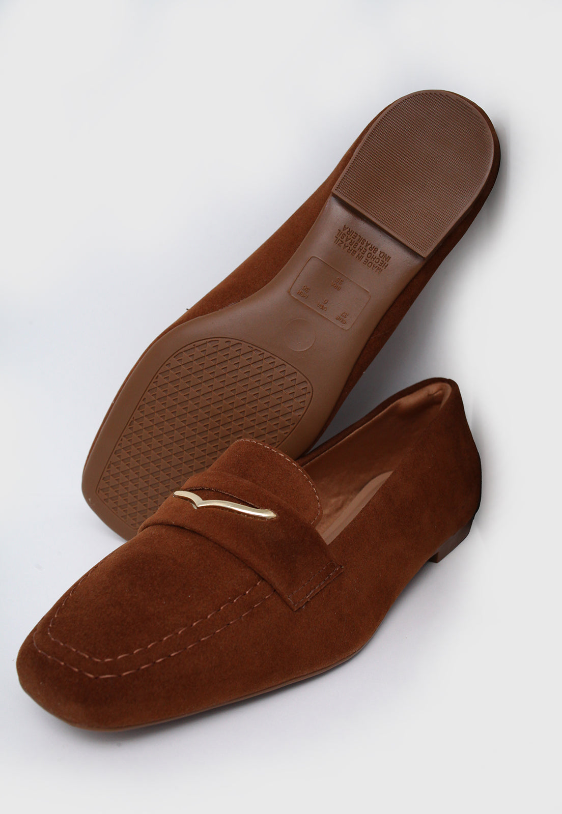 Loafer 518169 Camurça Caramelo