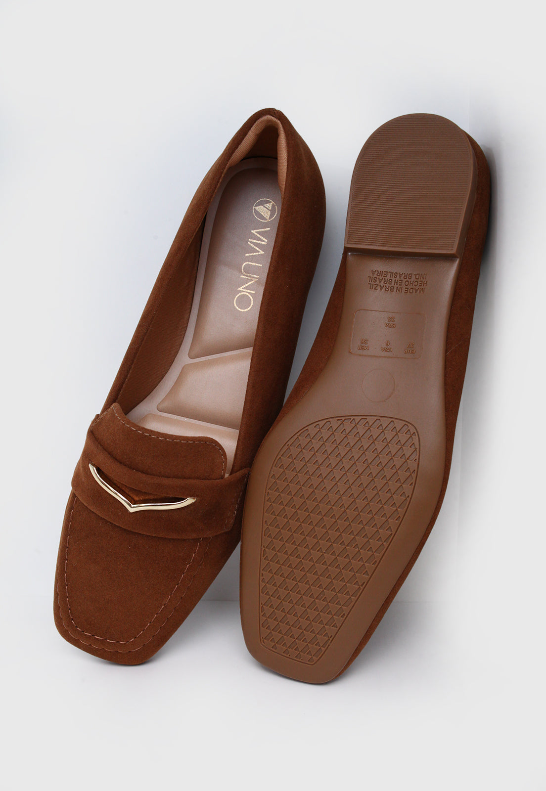 Loafer 518169 Camurça Caramelo