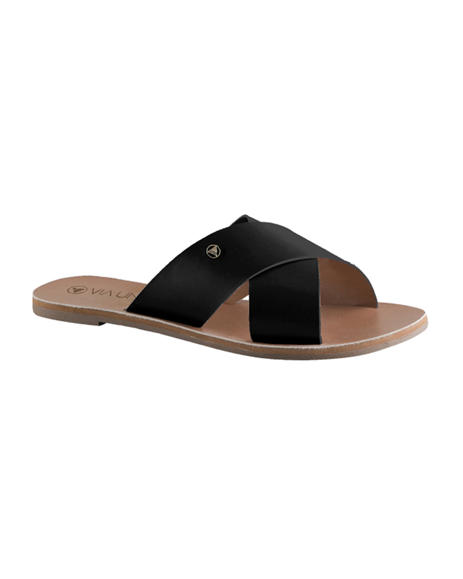 Sandalia Flat 533003 Napa Rock Preto