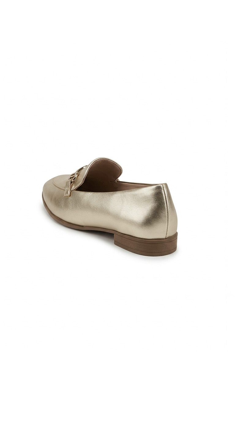 Loafer 572009 Metalizado Dourado