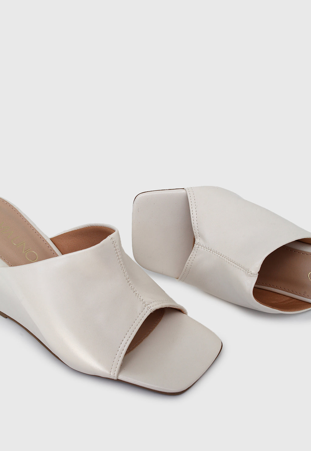 Tamanco Alto 633025 Napa Rock Off White