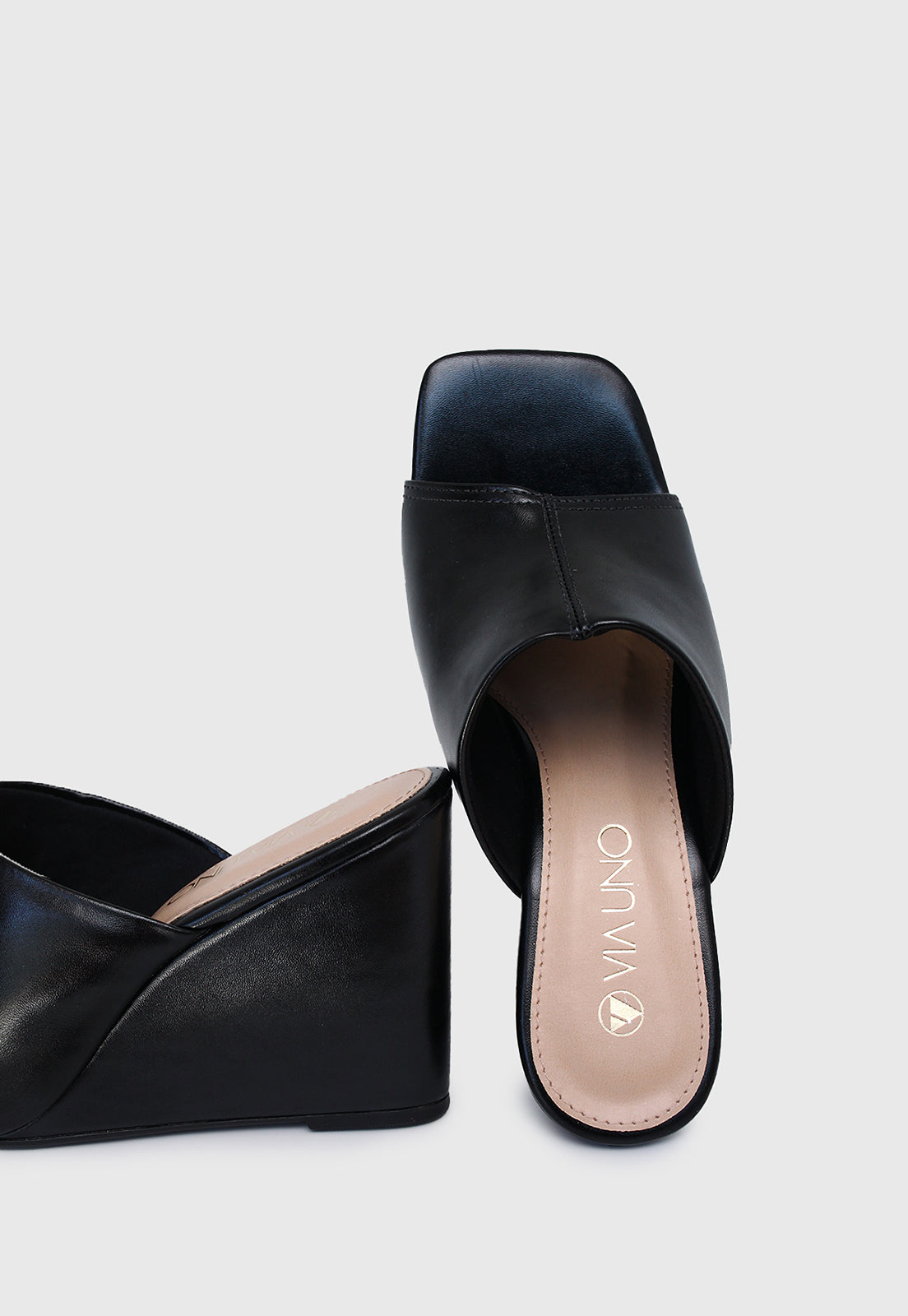 Tamanco Alto 633025 Napa Rock Preto