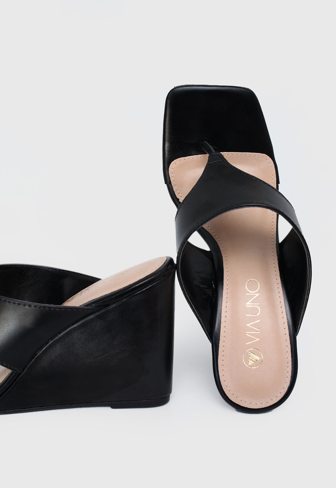 Tamanco Alto 633026 Napa Rock Preto