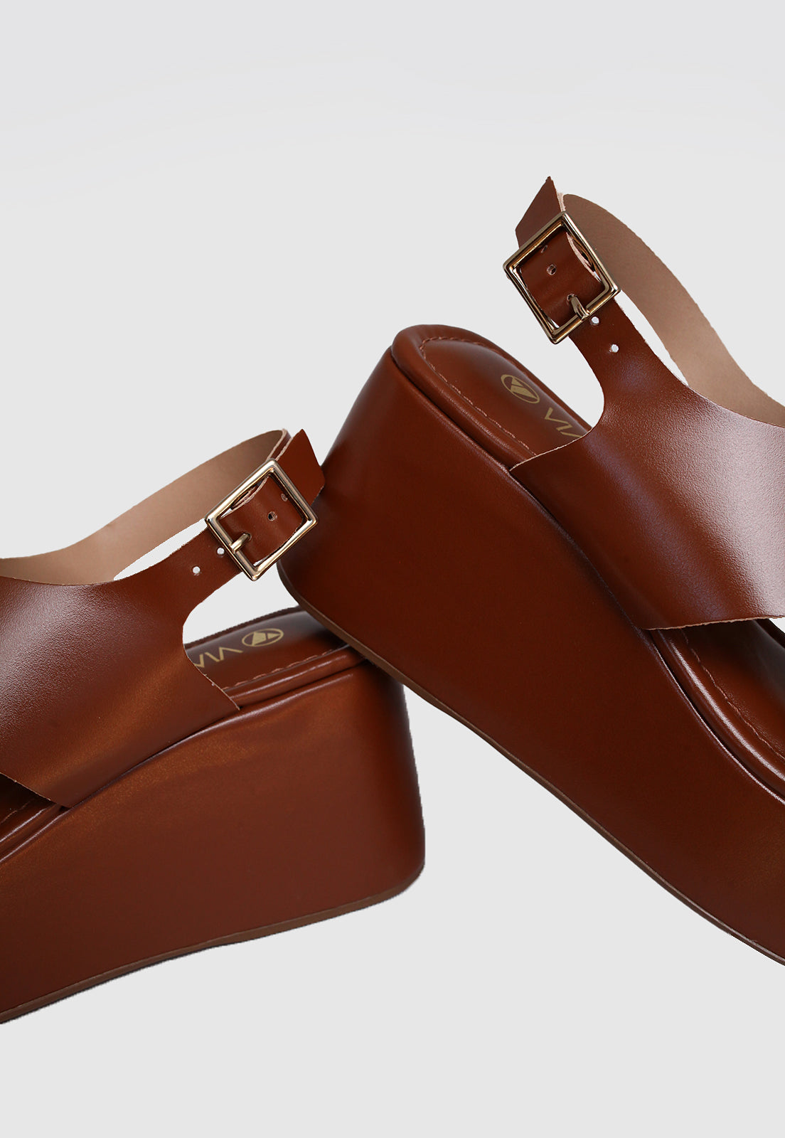 Sandalia Anabela 639034 Napa Rock Caramelo