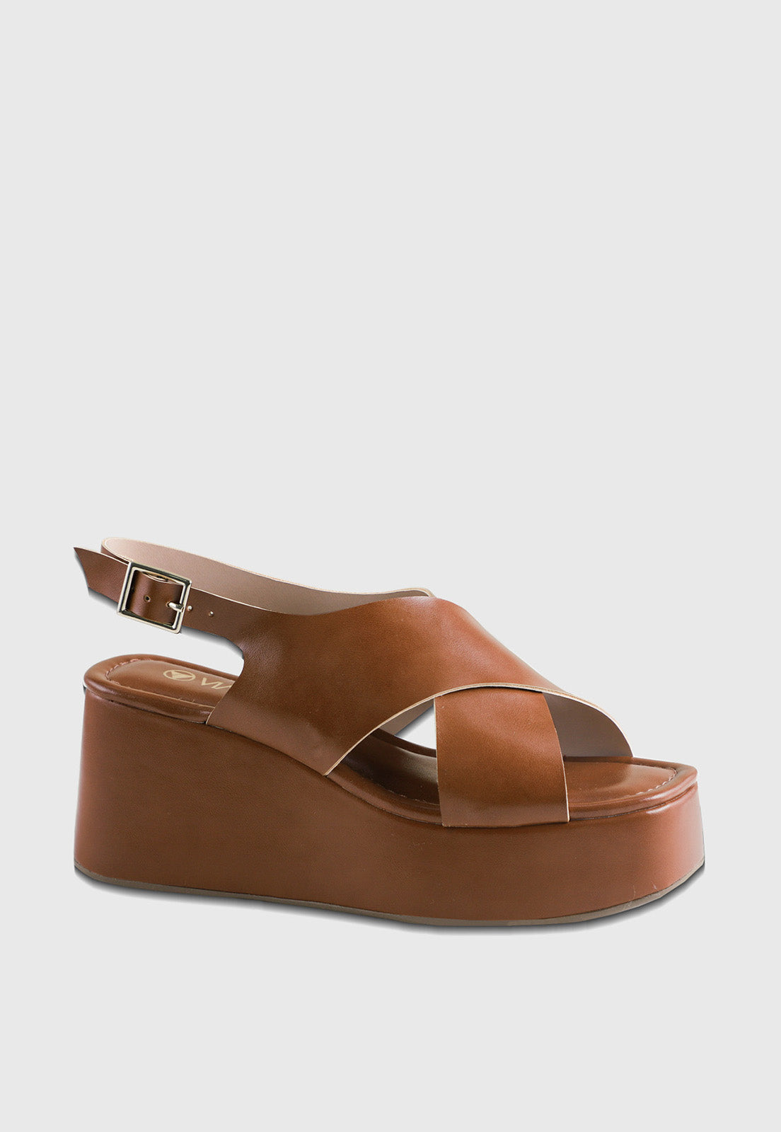Sandalia Anabela 639034 Napa Rock Caramelo