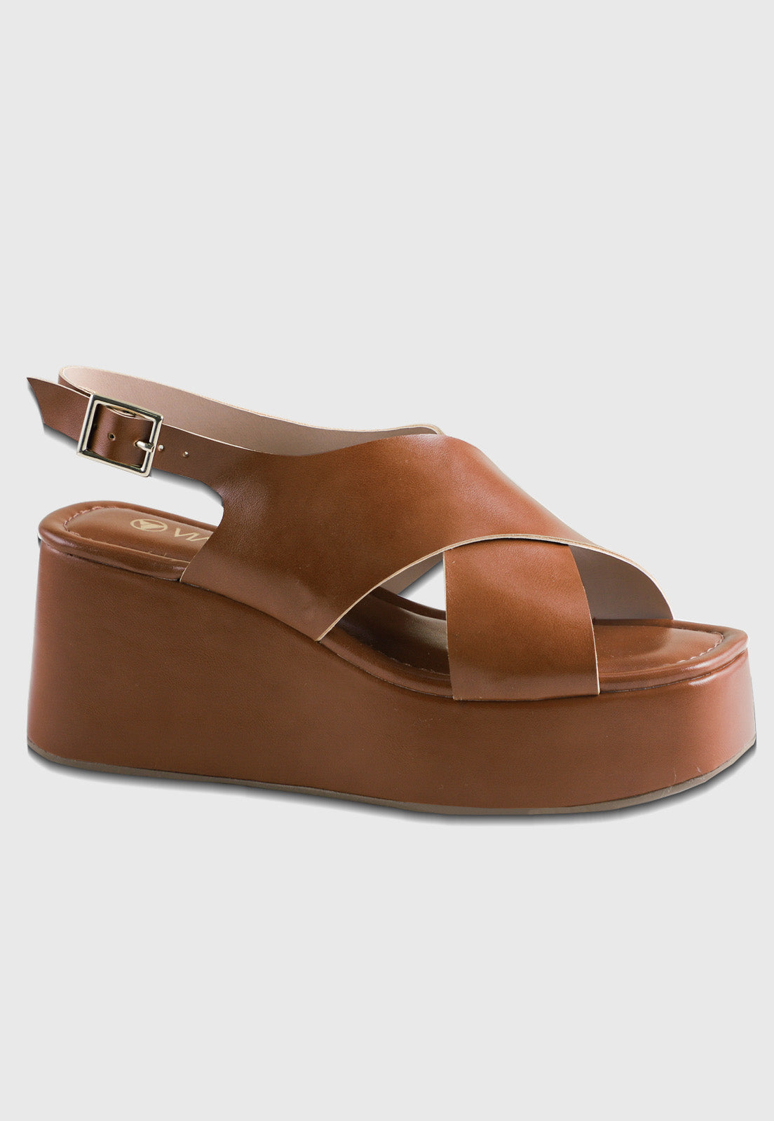 Sandalia Anabela 639034 Napa Rock Caramelo