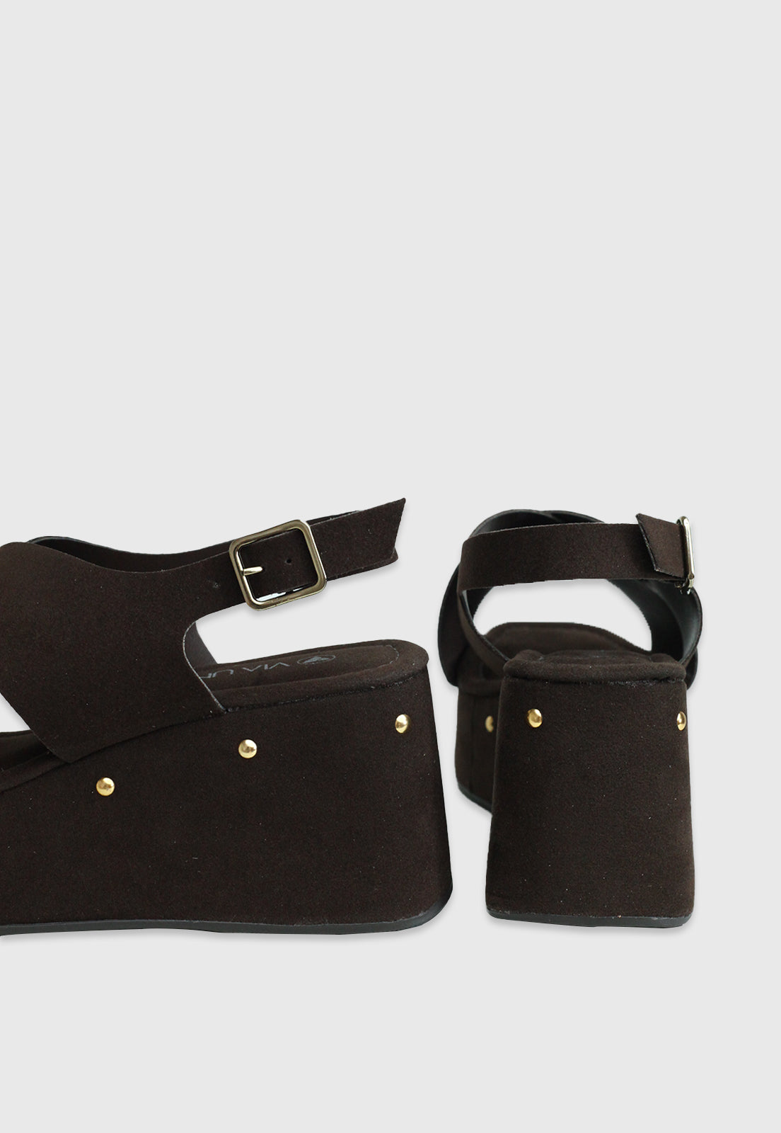 Sandalia Anabela 639044 Camurça Machiato