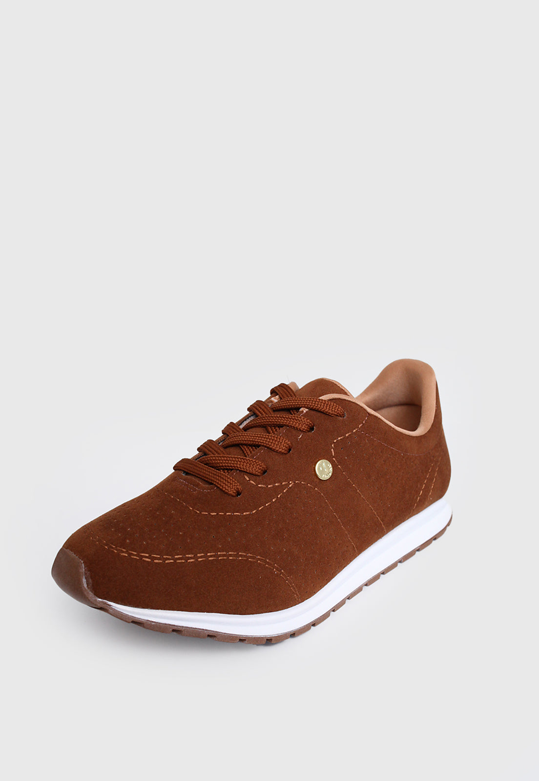 Tenis 701001 Camurça Caramelo