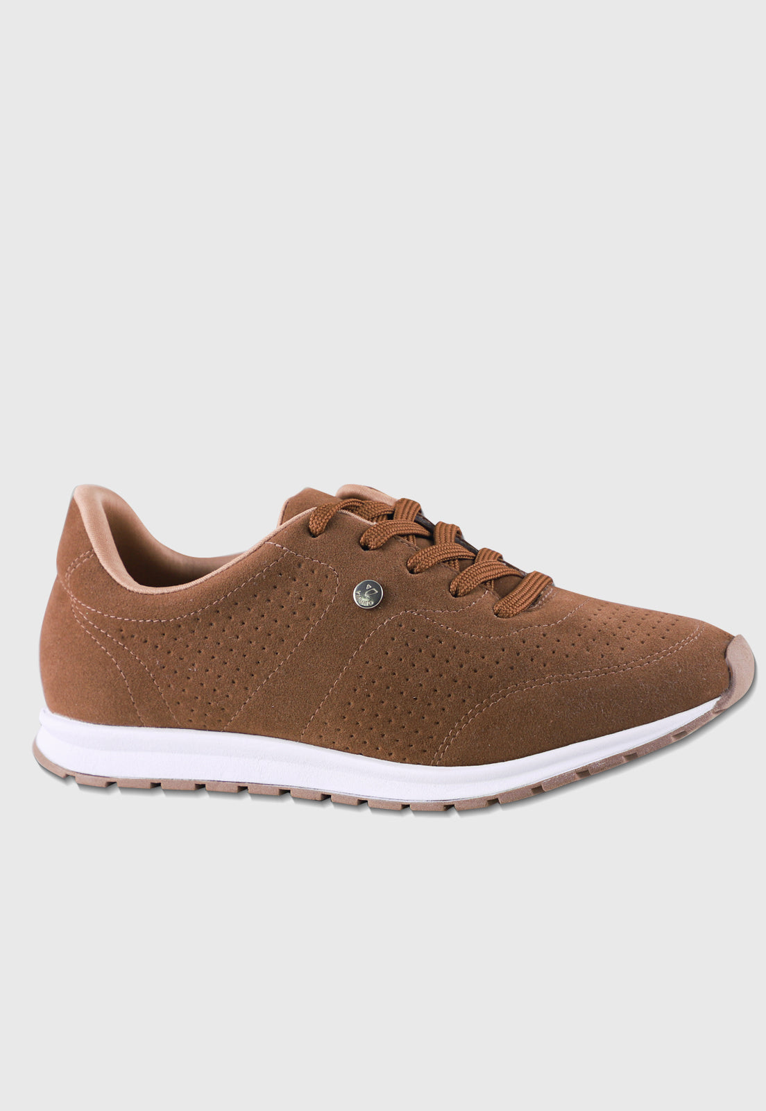 Tenis 701001 Camurça Caramelo