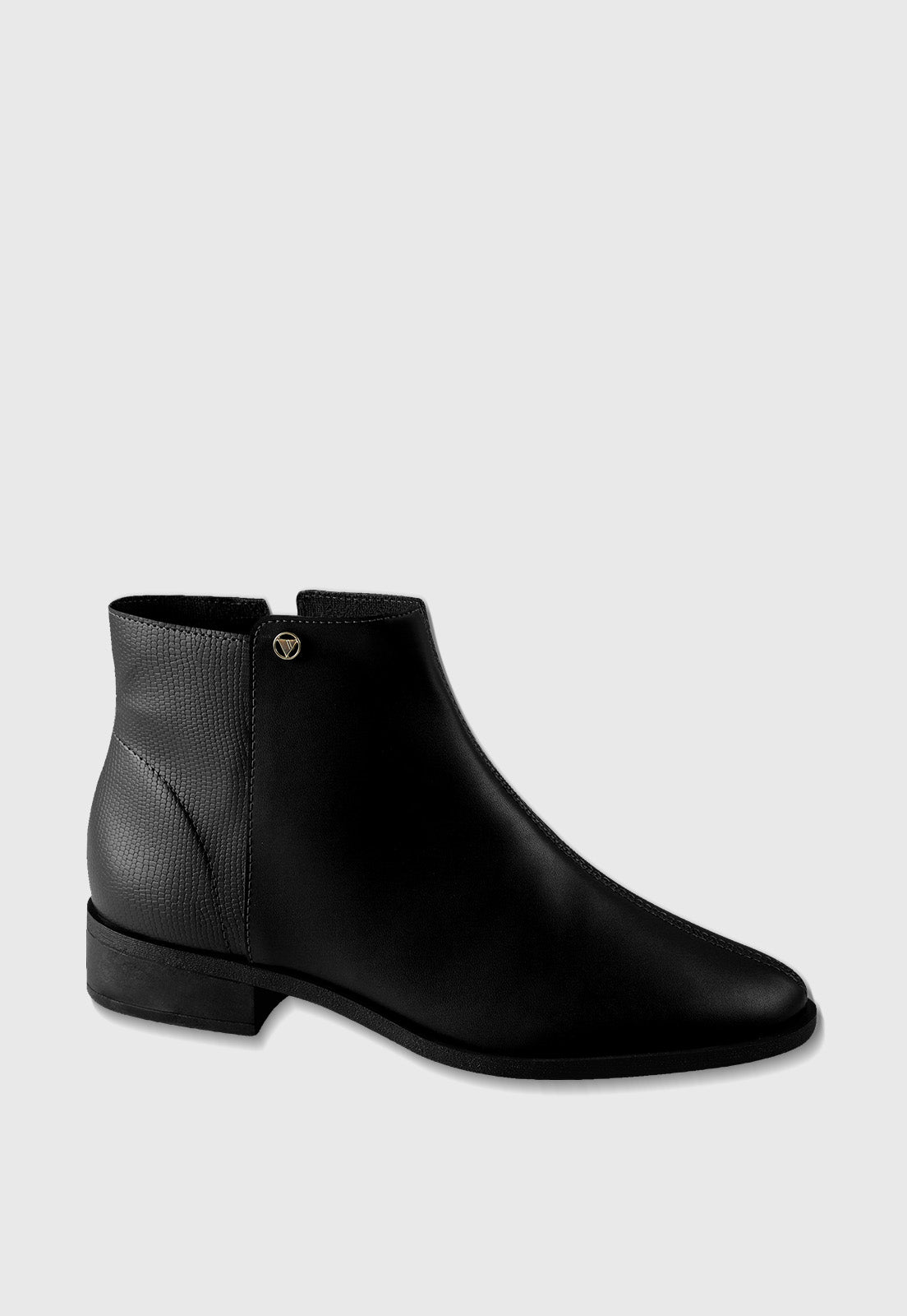 Bota Cano Curto 708054 Mestiço Preto