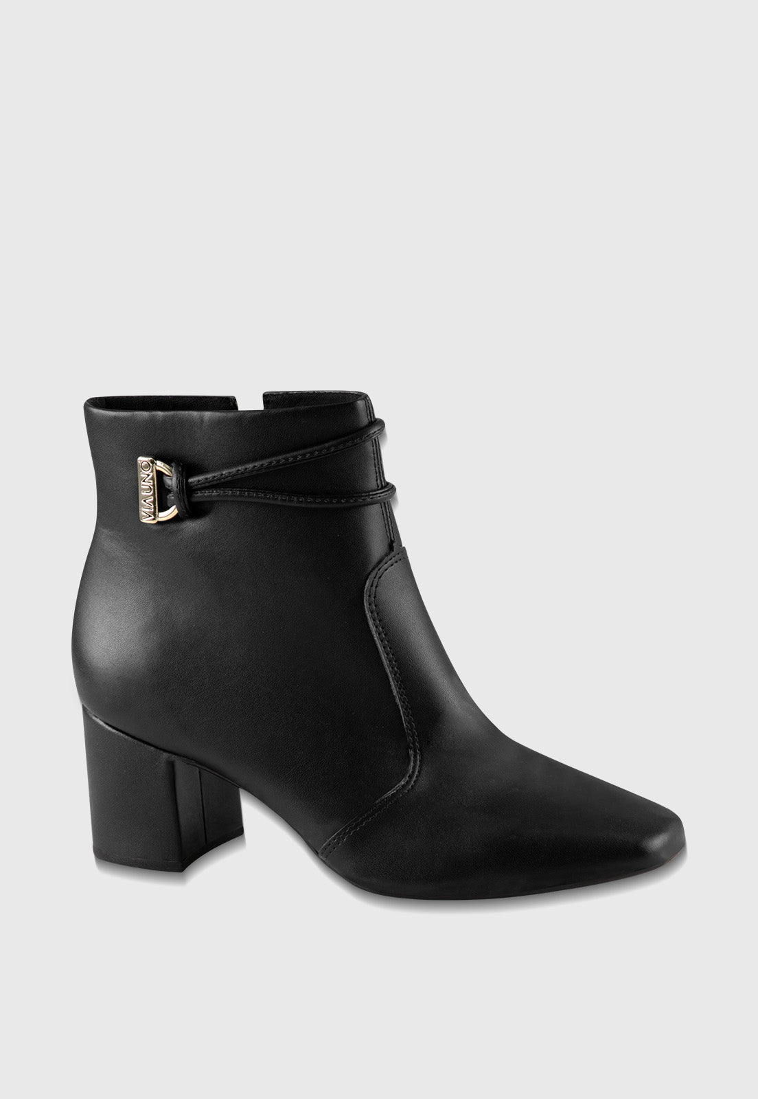 Bota Cano Curto 172052 Napa Lux Preto