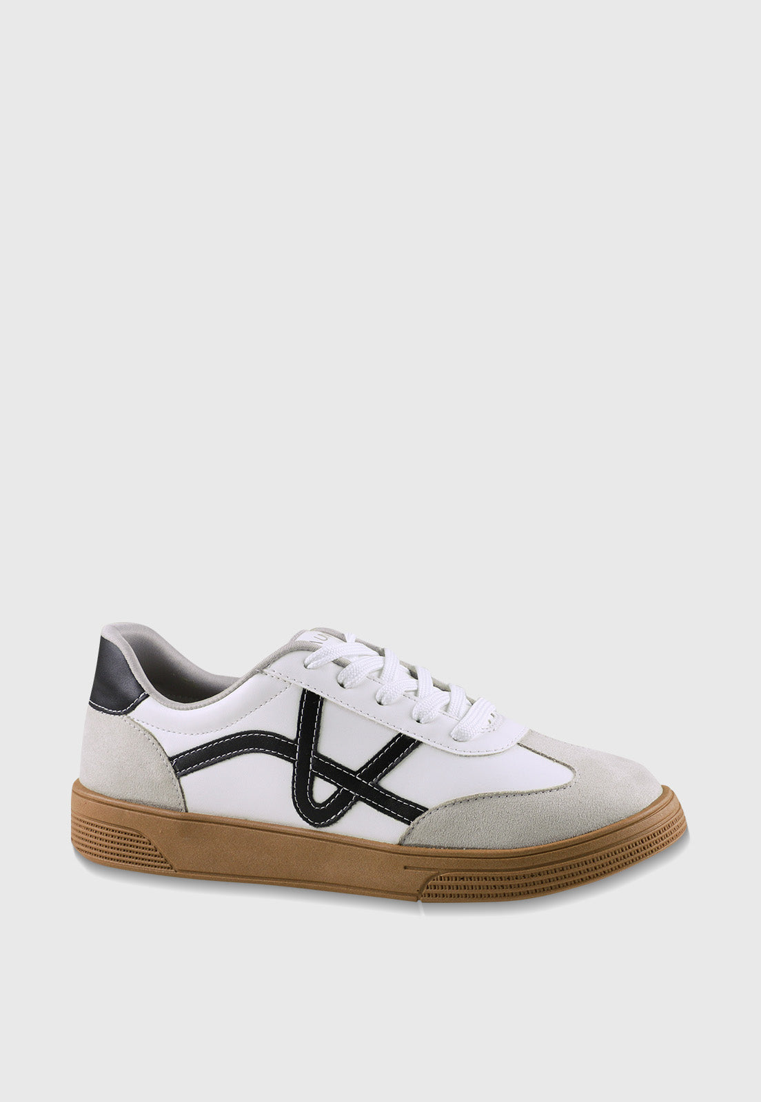 Tenis 842027 Mestiço Branco/Niquel/Preto