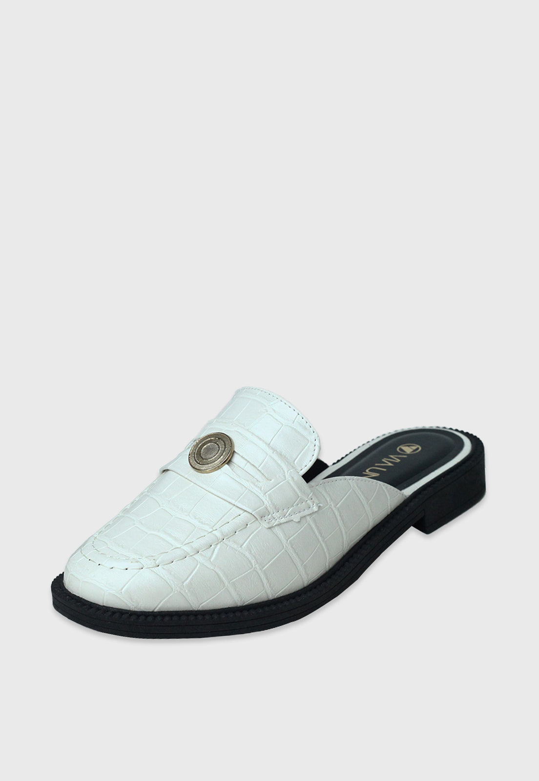Mule 830084 Croco Off White