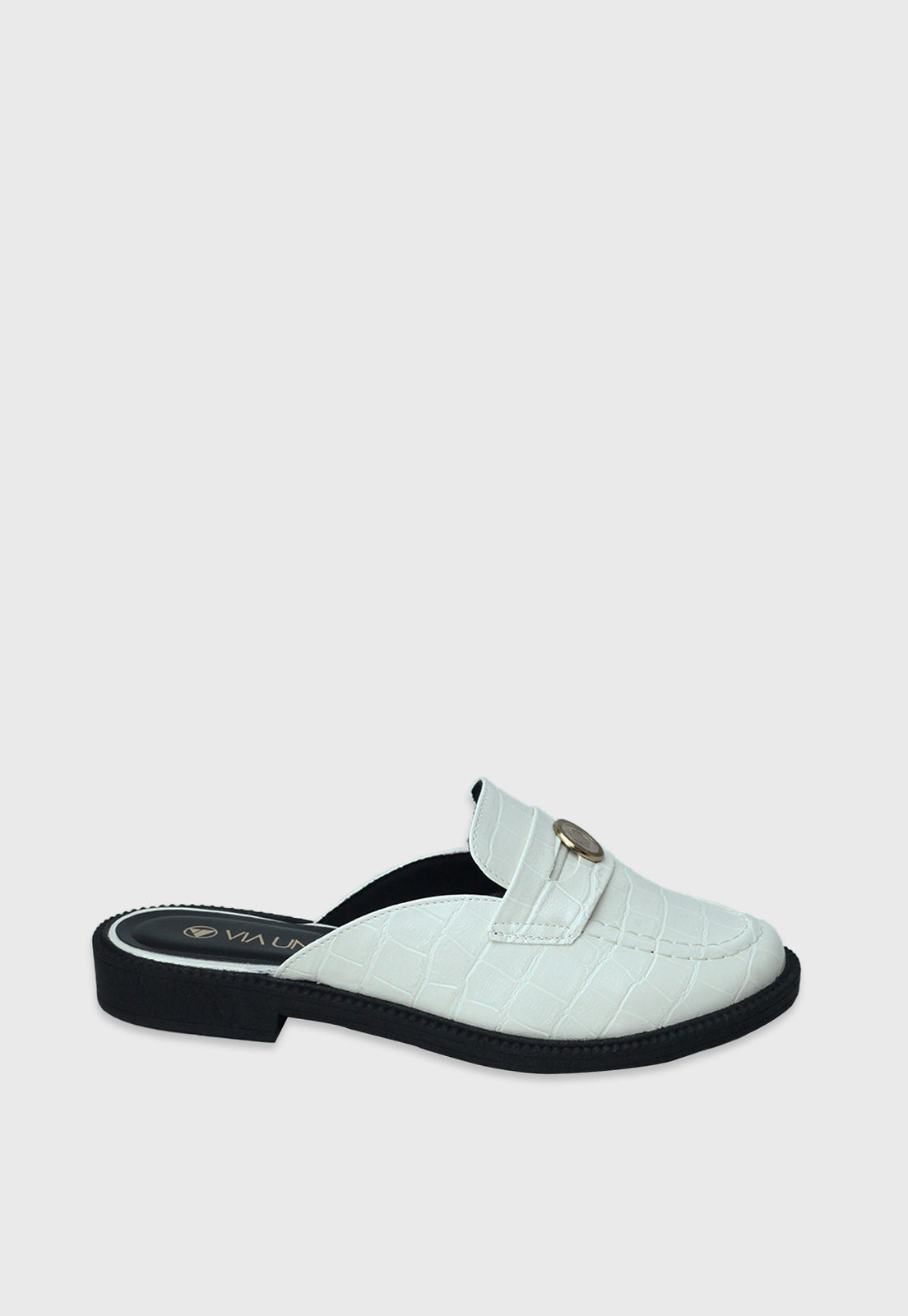 Mule 830084 Croco Off White
