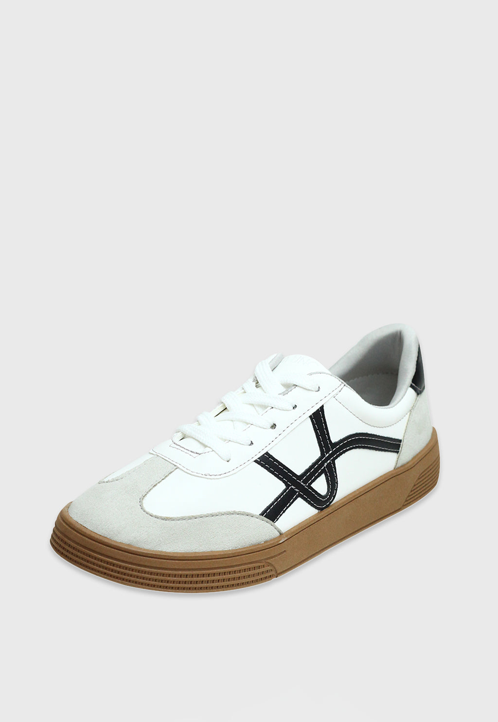Tenis 842027 Mestiço Branco/Niquel/Preto