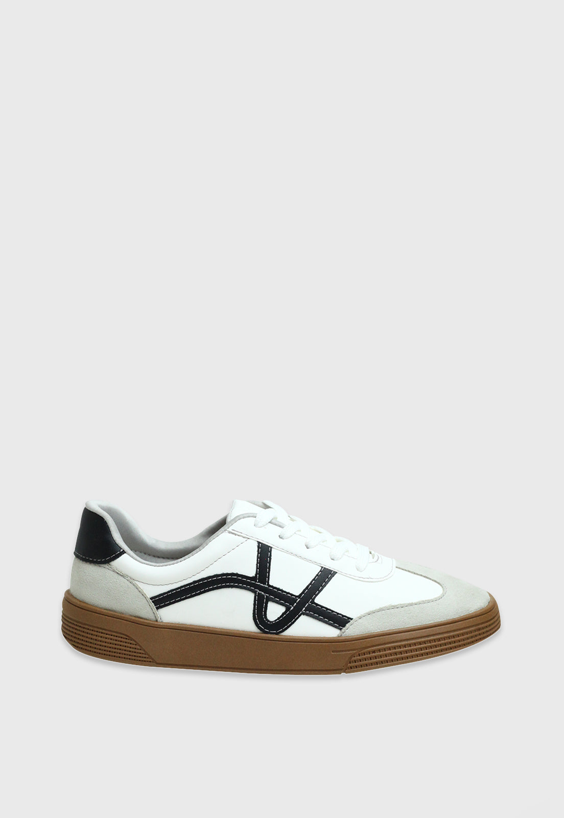 Tenis 842027 Mestiço Branco/Niquel/Preto