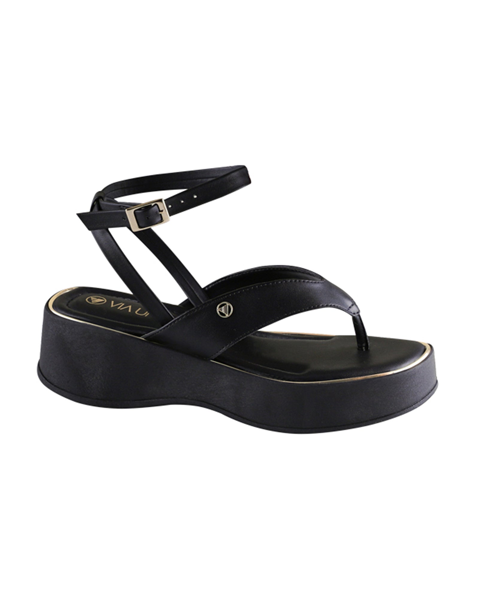 Flat Form 849081 Mestiço Preto