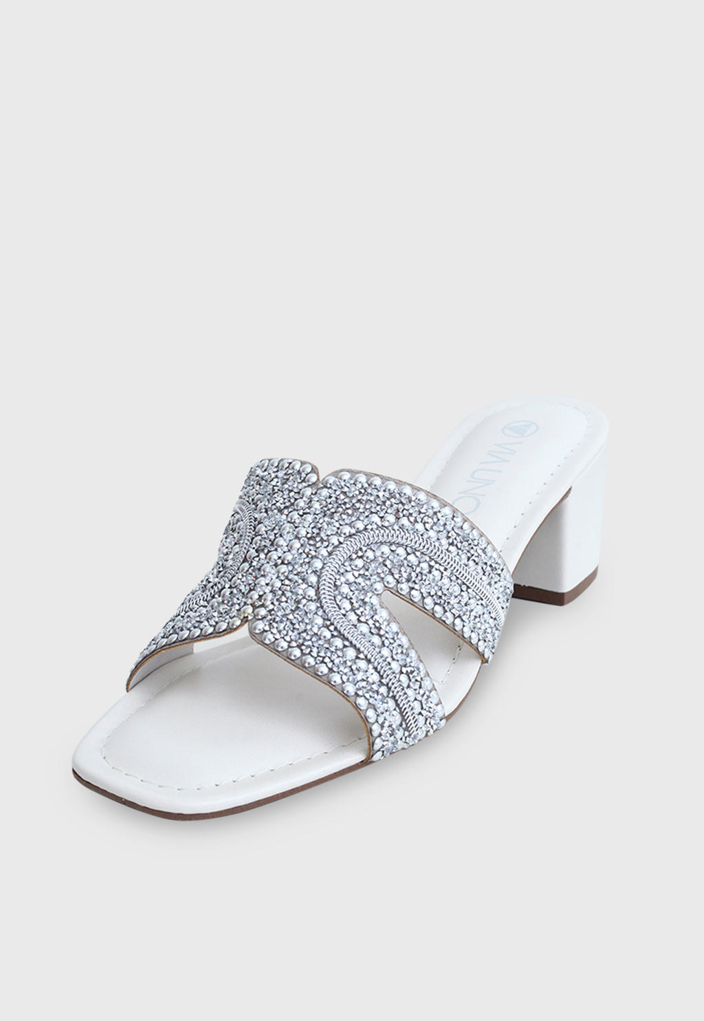 Tamanco Medio 854045 Napa Rock Off White