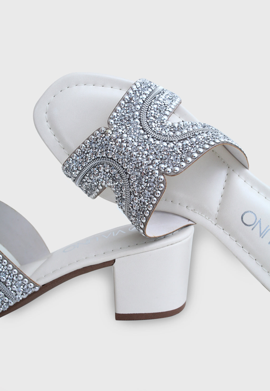 Tamanco Medio 854045 Napa Rock Off White