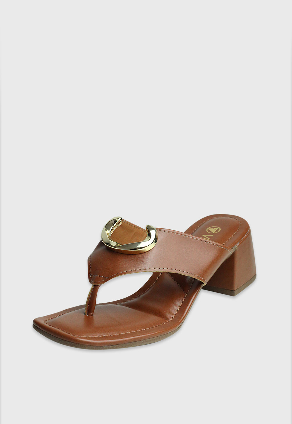 Tamanco Medio 855071 Napa Rock Caramelo